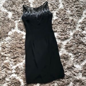 🖤 Sequined Black Vintage Dress